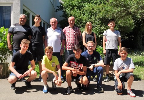 Alle Teilnehmer des TSV Bernhausen - SR-Prüfung bestanden