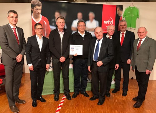 3. Platz beim  wfv-Vereinsehrenamtspreis an TSV Bernhausen