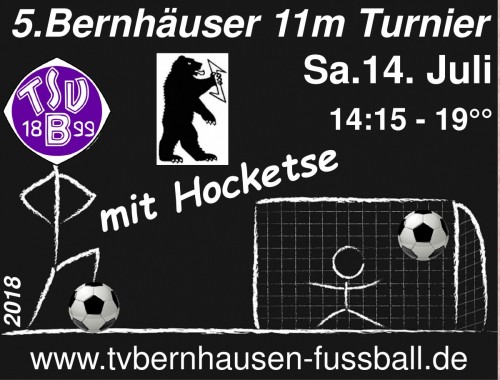 5.Bernhauser 11m-Turnier Sa. 14.7. Spielplan