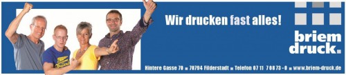 Bandenwerbung Briem-Druck