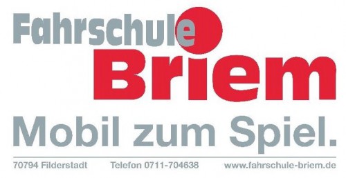 Bandenwerbung Fahrschule Briem
