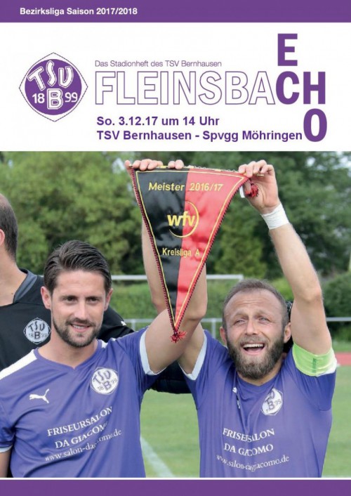 Fleinsbachecho So. 3.12.2017 gegen SV Möhringen