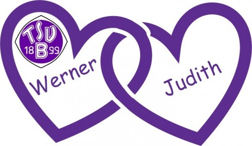 Hochzeit Judith und Werner – lila Glückwunsch