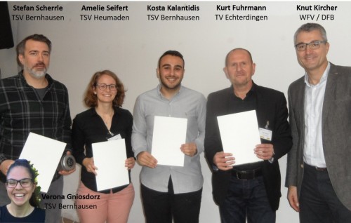 WFV – Ehrenamtspreis 2019 - Erfolge für TSV Bernhausen