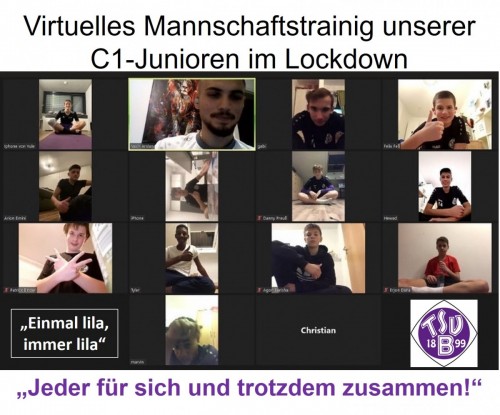 Training im Lockdown - Jeder für sich und trotzdem zusammen!