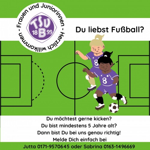 Frauen und Juniorinnen - Du liebst Fußball?