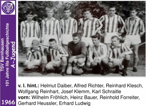 101 Jahre lila Fußballgeschichte - 1966 - A-Jugend