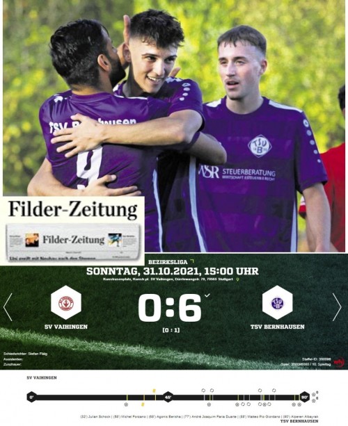 Filder-Zeitung: Sechs Ausrufezeichen im Aufstiegskampf