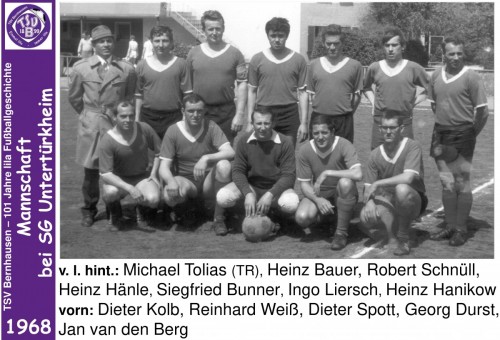 101 Jahre lila Fußballgeschichte - 1968 2.Mannschaft
