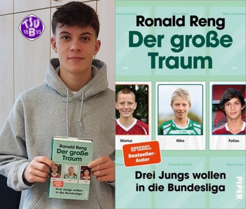 Neu in TSV Fußball Bibliothek:  Der große Traum — 3 ganz normale Fußballjungs