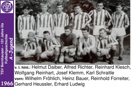 101 Jahre lila Fußballgeschichte - 1966 A-Jugend
