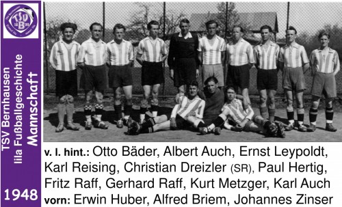 Lila Fußballgeschichte - 1948 Aktive Mannschaft