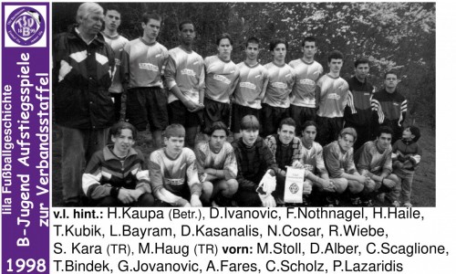 Lila Fußballgeschichte - 1998 B-Jugend