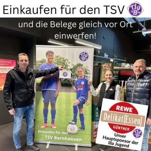 REWE Bernhausen - Einkaufen für TSV Bernhausen Fußballjugend
