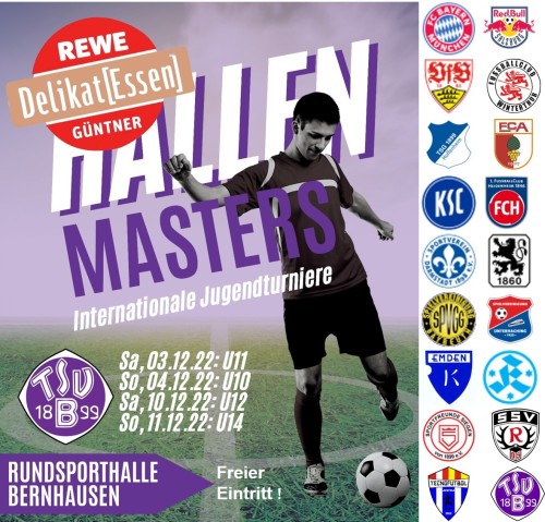 Stars von morgen zu Gast in Bernhausen-REWE Güntner–Junioren Hallenmaster