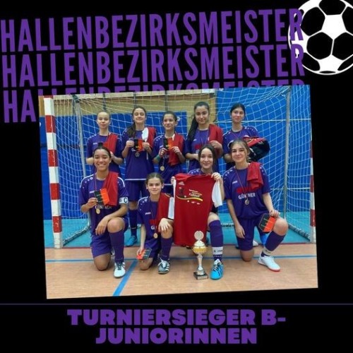 B Juniorinnen gewinnen Bezirkshallenmeisterschaft