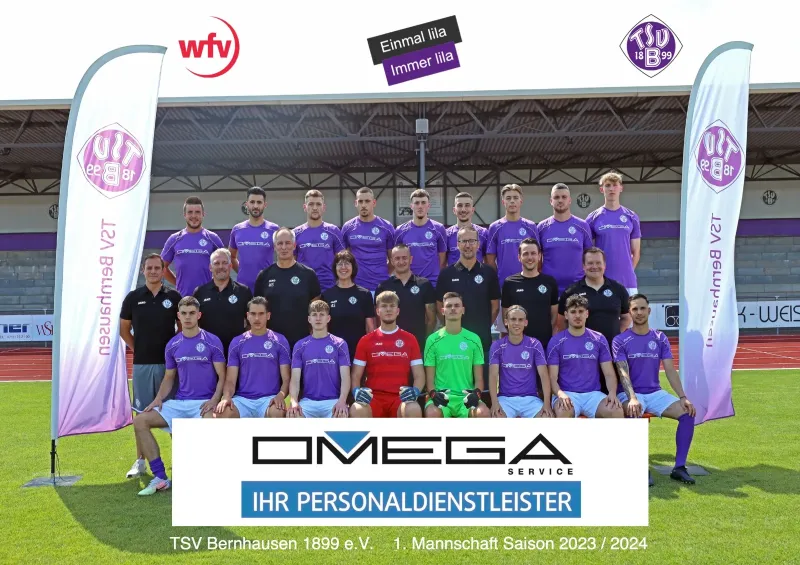 OMEGA Service - Ihr Personaldienstleister - unser Sponsor der 1.Mannschaft