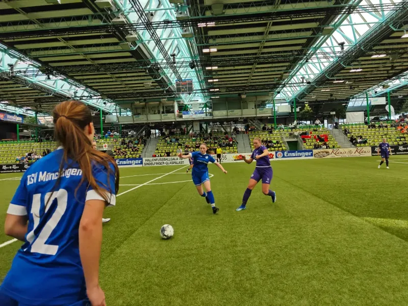 3. Frauen Hallenfußball-Gala im Glaspalast in Sindelfingen am 17.12.2023