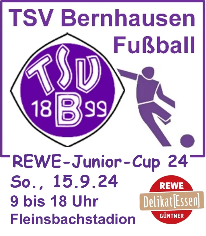 REWE Güntner Junior Cup am So.,15.09.2024 Spielpläne als Link