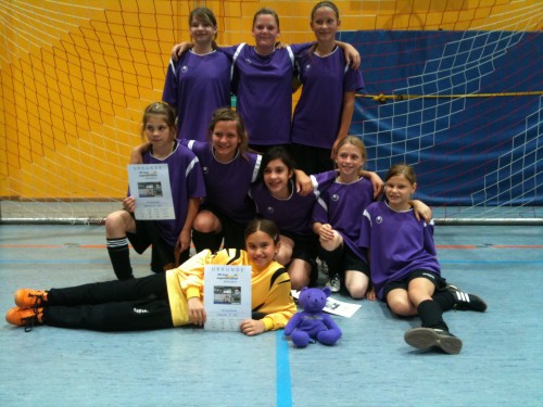 Super 4. Platz der D-Mädchen beim VR-Cup in Leinfelden