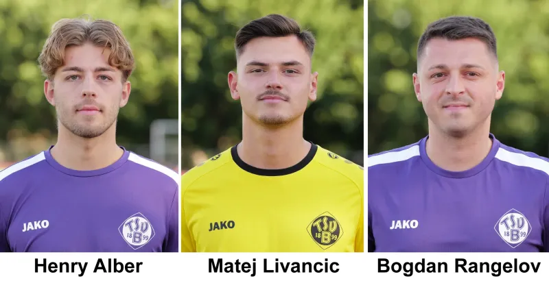 Henry, Matej & Bogdan - das lila Team braucht euch!