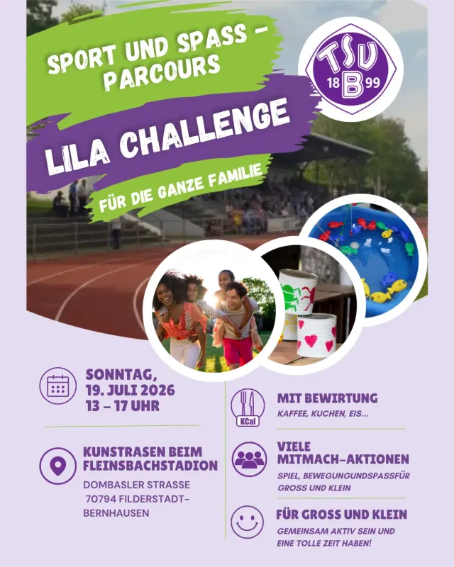 Lila Challenge am 19. Juli
