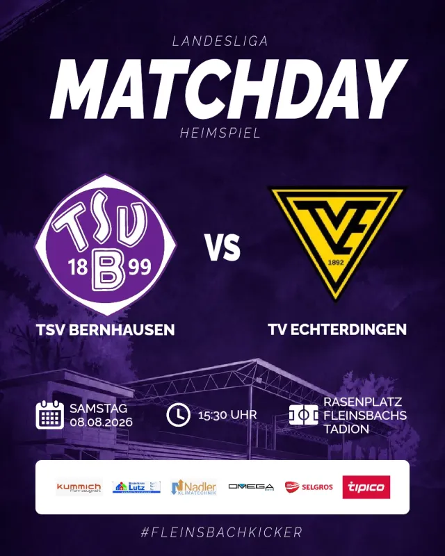 Zum Landesligaauftakt Derby gegen den TVE