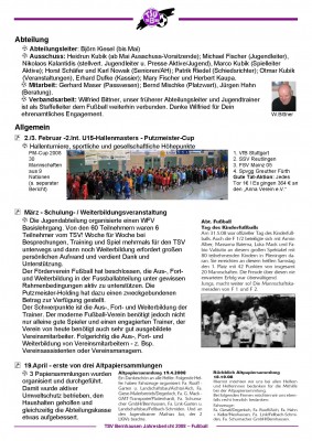 Jahresbericht 2008 Fußball als PDF