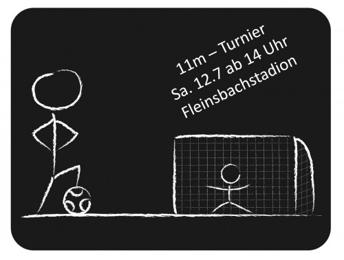 Sa. 12.Juli ab 14 Uhr 11m-Fußballturnier Fleinsbachstadion
