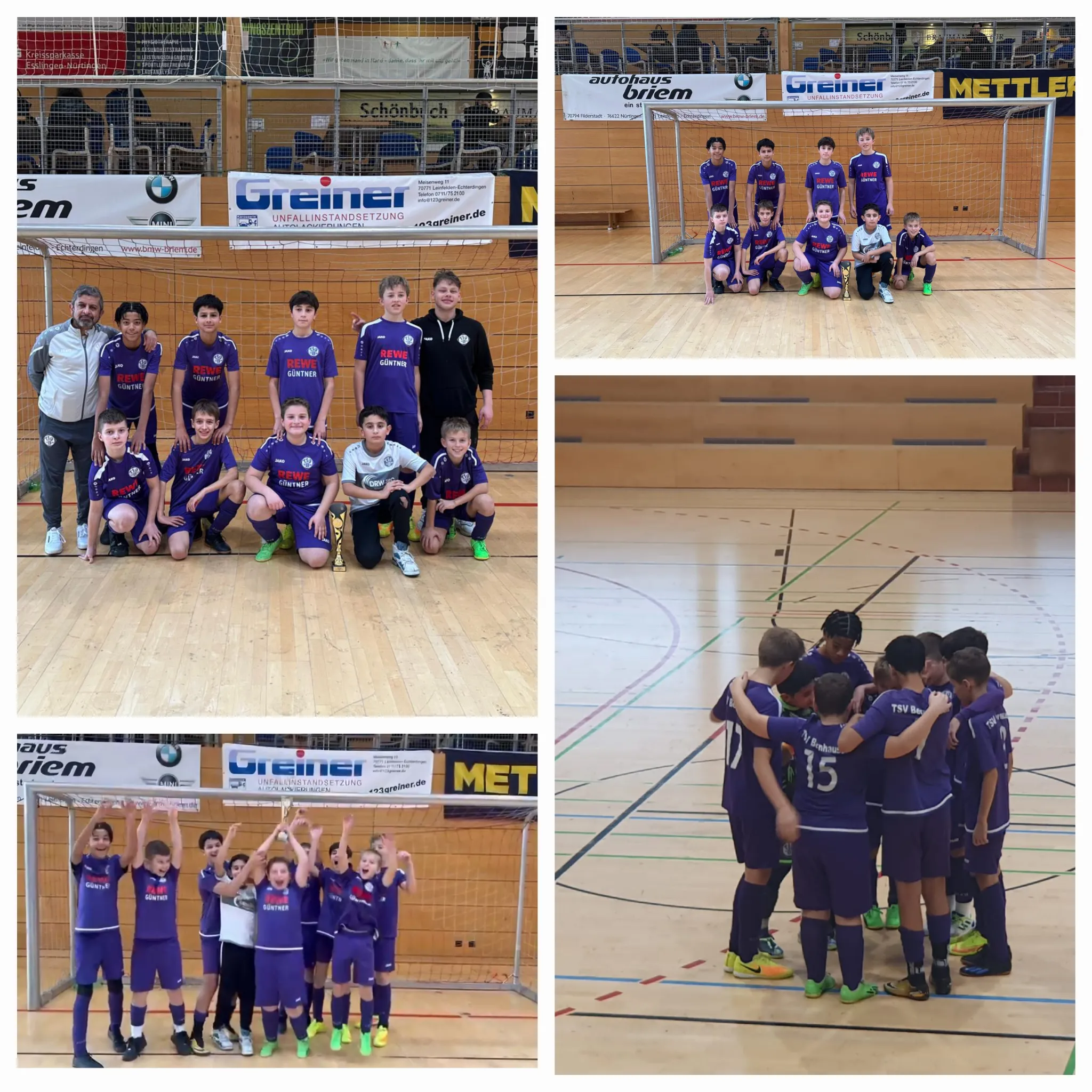 D1 belegt guten 3. Platz beim Hallenturnier in Echterdingen!