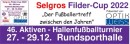 Einladung Aktiven Hallenturnier mit Vollbande TSV Bernhausen 27. - 29.12.22