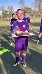 💜 Gratulation an unsere Katja! 100 Lila Spiele! Danke
