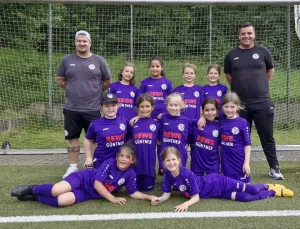 Lila Mädels auf Kurs – F-Juniorinnen ungeschlagen mit 43 Toren